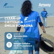 Pulizia Spiaggie evento Amway 2024